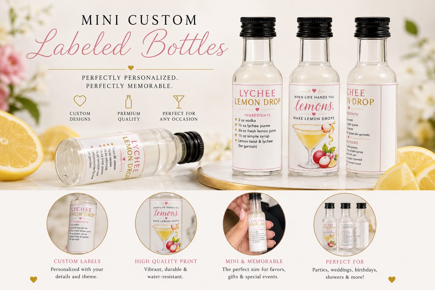 Custom Labeled Bottle