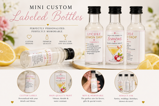 Custom Labeled Bottle