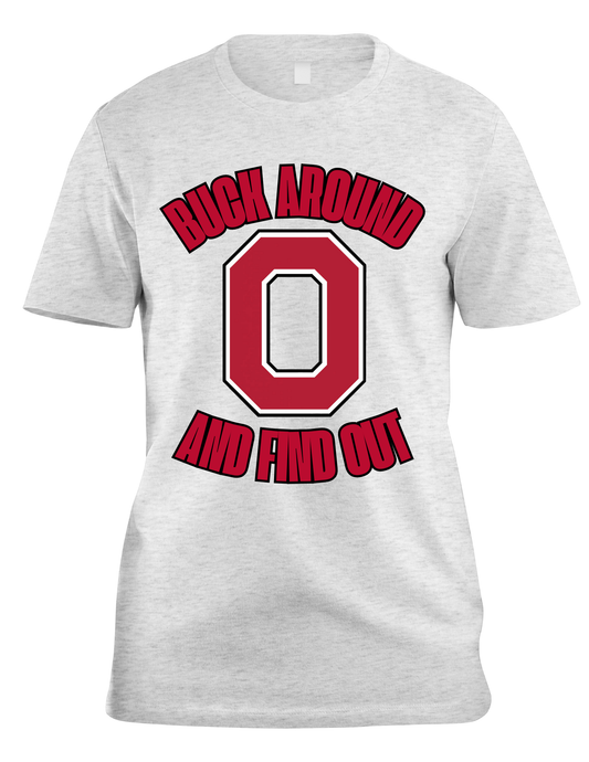Buck around tee