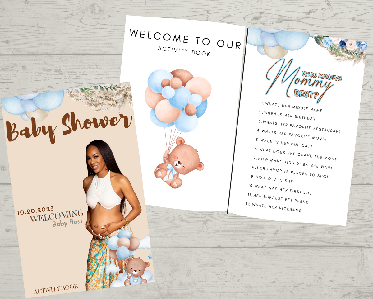 BABY SHOWER ACTIVITY BOOKLET